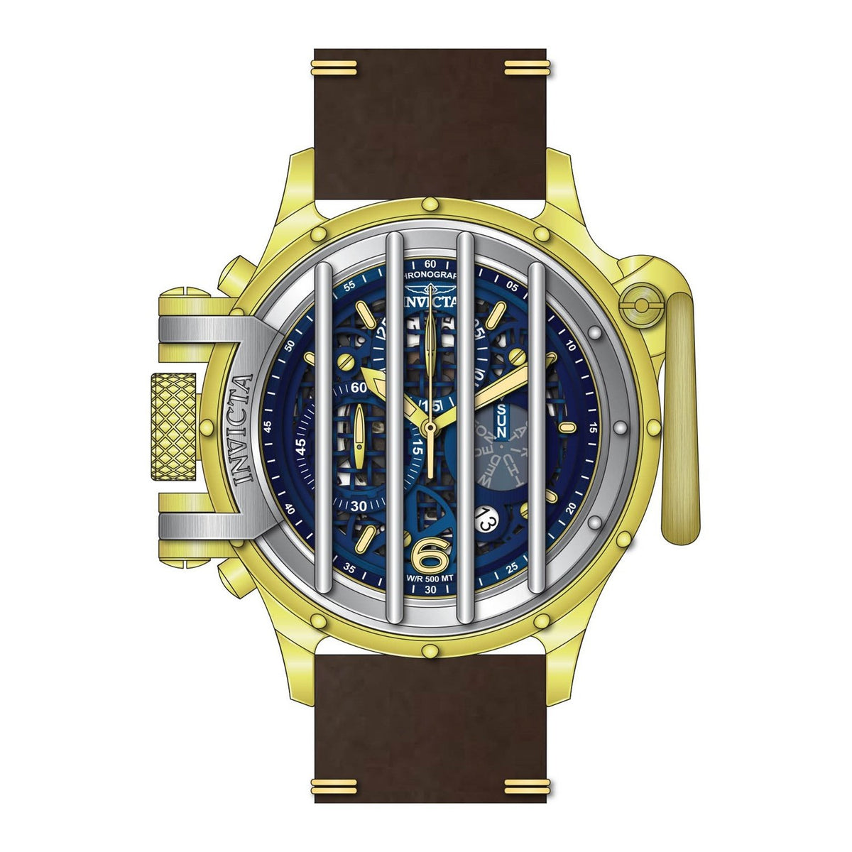 Invicta Men's 28136 Vintage Brown Leather Watch