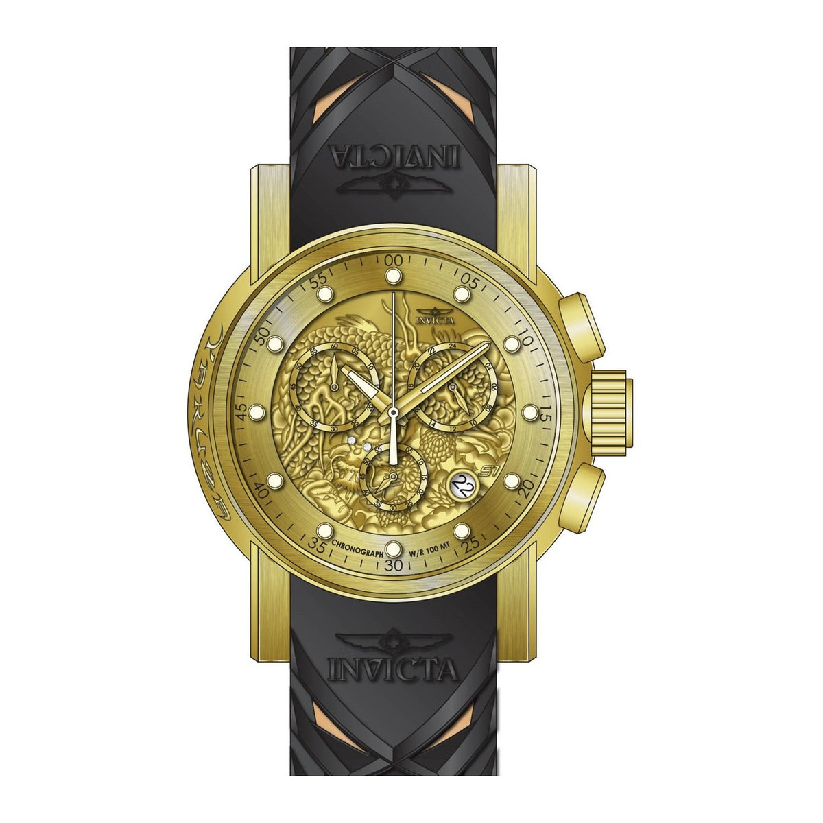 Invicta Men's 28188 S1 Rally Black Silicone Watch
