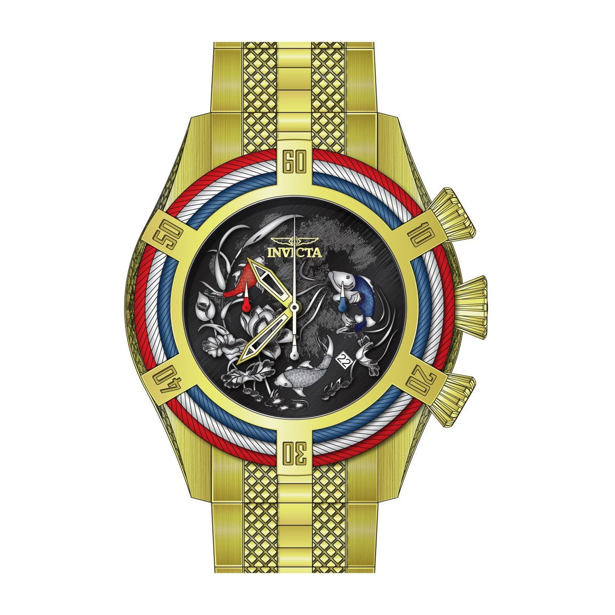 Invicta Men&#39;s 28202 Gold-Tone Stainless Steel Watch