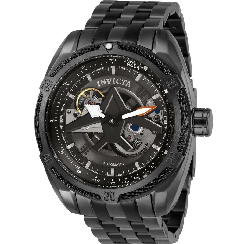 Invicta Men's 28207 Aviator Automatic Gun Metal Stainless Steel Watch