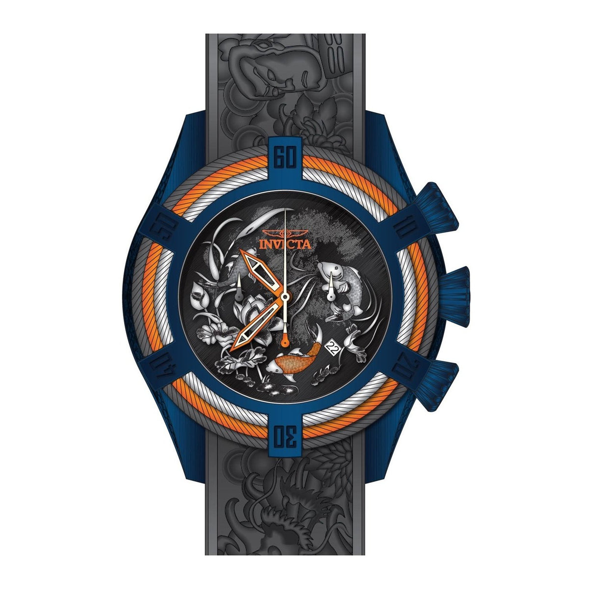 Invicta Men's 28221 Bolt Grey Silicone Watch