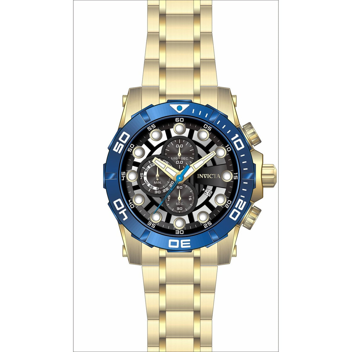 Invicta Men's 28265 Sea Hunter Gold-Tone Stainless Steel Watch
