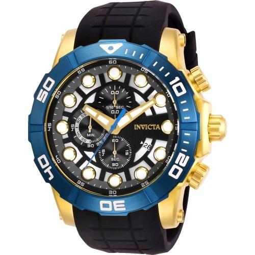 Invicta Men's 28272 Sea Hunter Black Silicone Watch