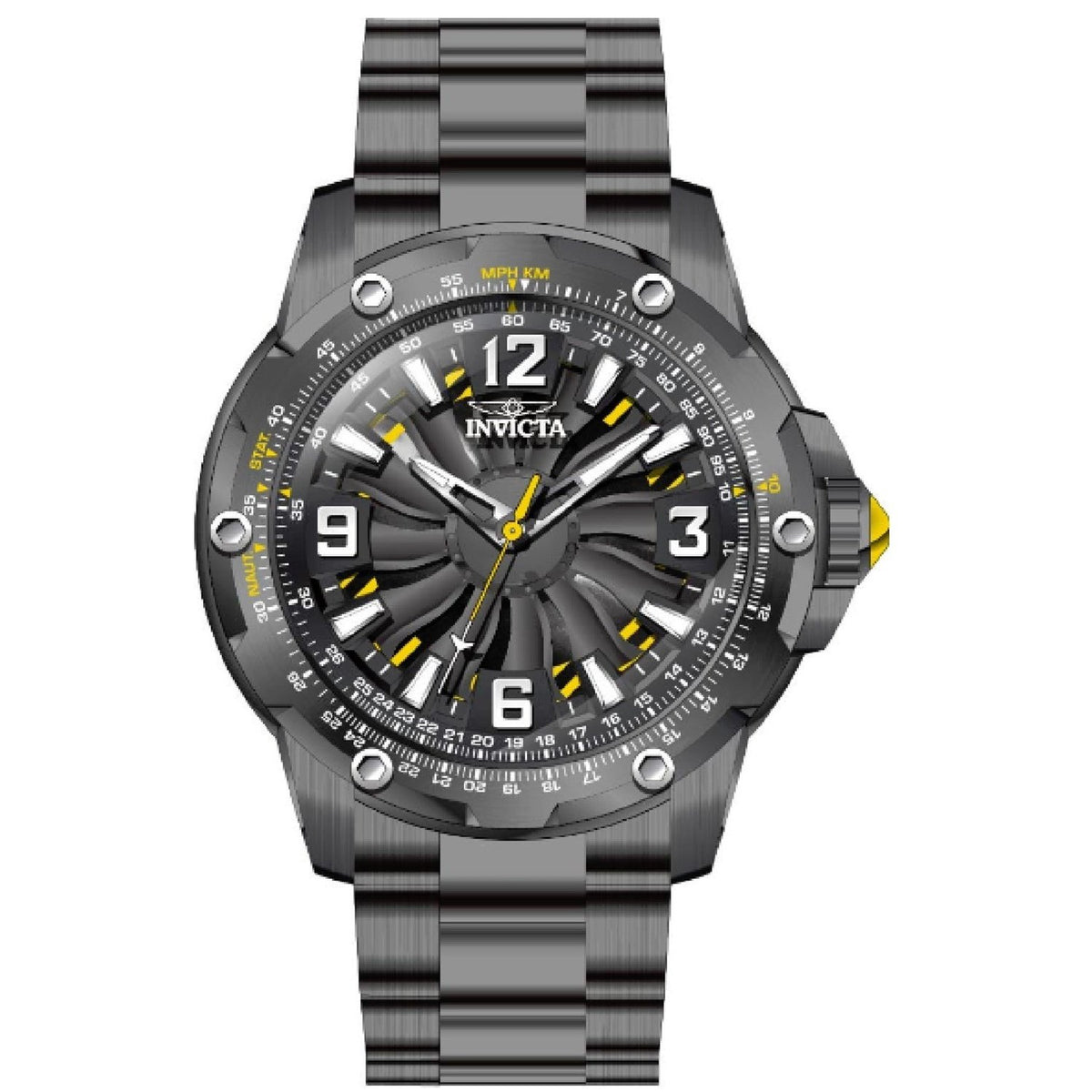 Invicta Men's 28287 S1 Rally Gunmetal Stainless Steel Watch