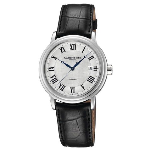 Raymond Weil Men's 2837-STC-00659 Maestro Automatic Black Leather Watch