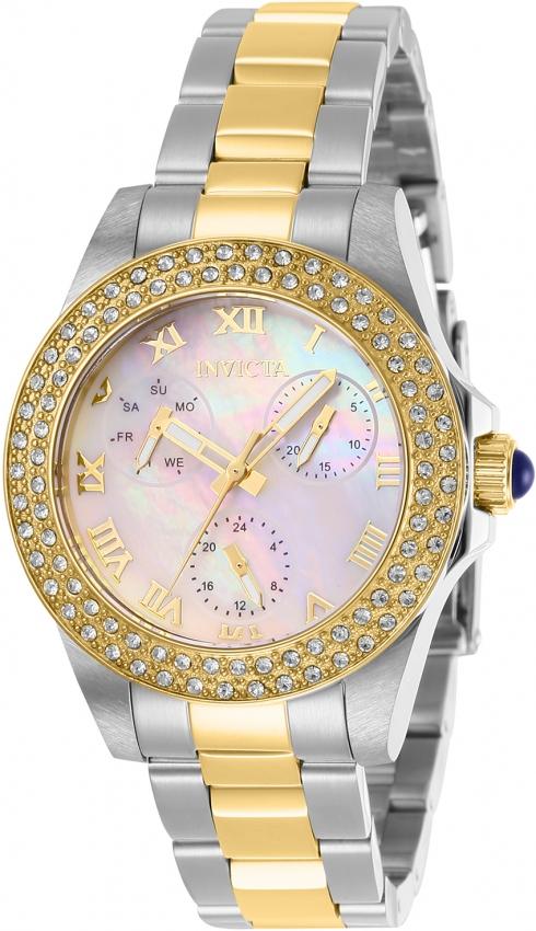 Invicta Women&#39;s 28480 Angel Two-Tone Silver Watch