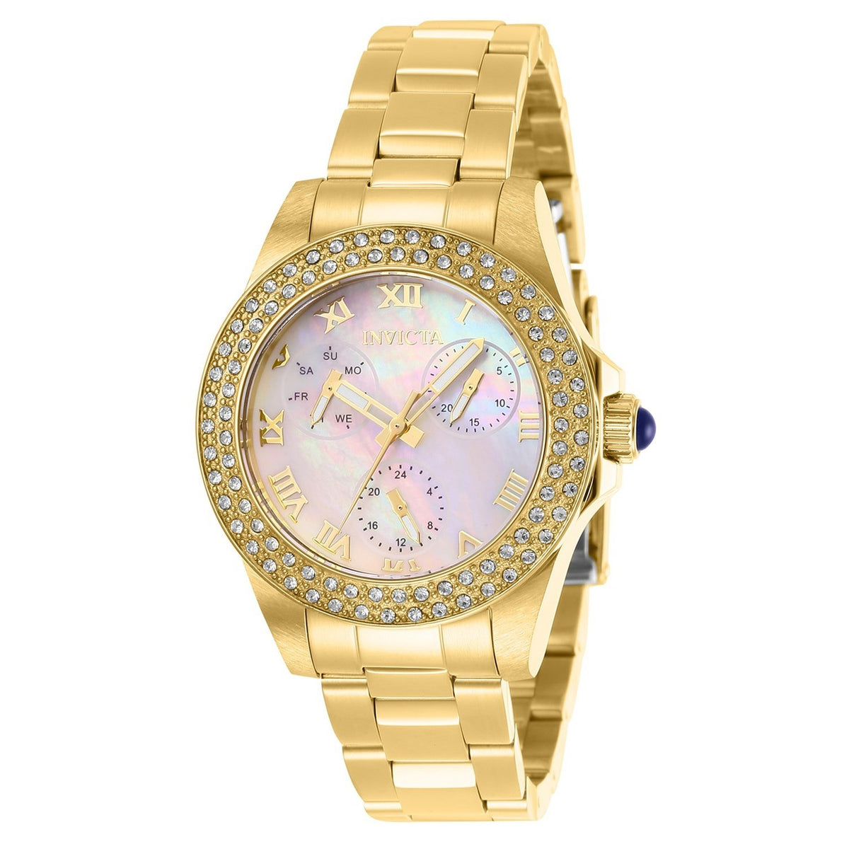 Invicta Women&#39;s 28481 Angel Gold-Tone Stainless Steel Watch