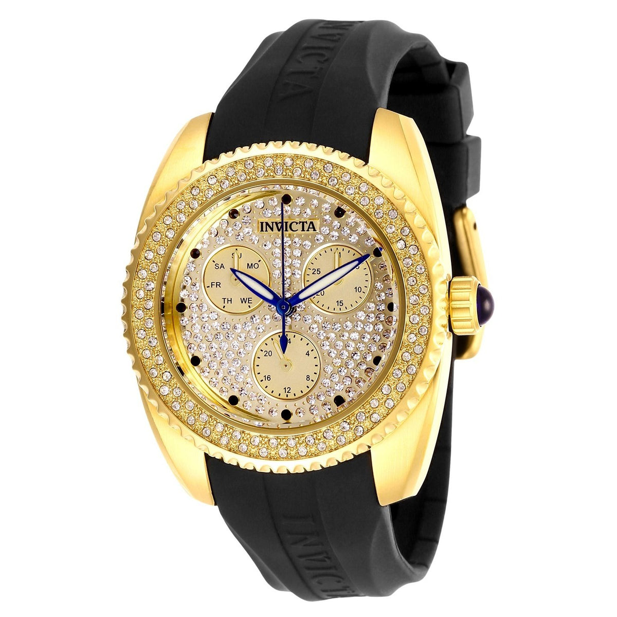 Invicta Women's 28485 Angel Black Silicone Watch