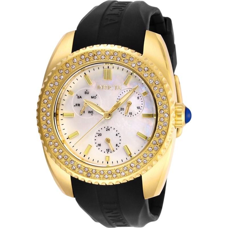 Invicta Women's 28489 Angel Black Silicone Watch