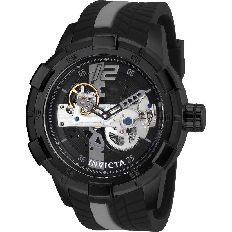 Invicta Men's 28592 S1 Rally Automatic Black and Gunmetal Silicone Watch