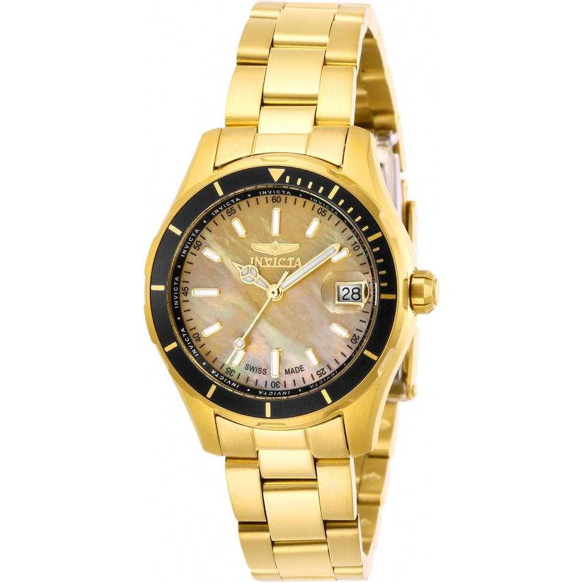 Invicta Women's 28645 Pro Diver Gold-Tone Stainless Steel Watch