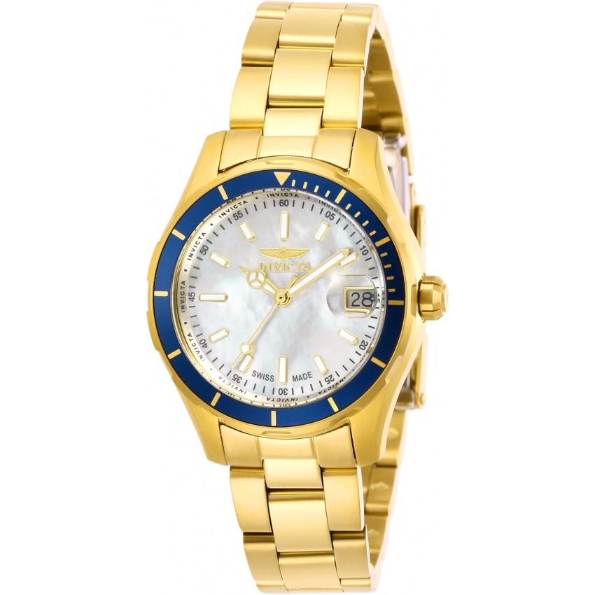 Invicta Women&#39;s 28646 Pro Diver Gold-Tone Stainless Steel Watch