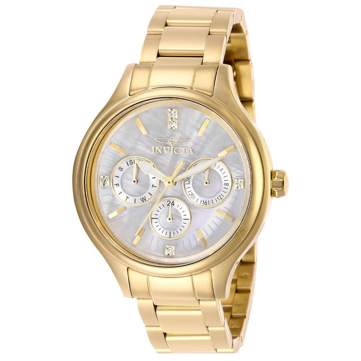 Invicta Women&#39;s 28654 Angel Gold-Tone Stainless Steel Watch