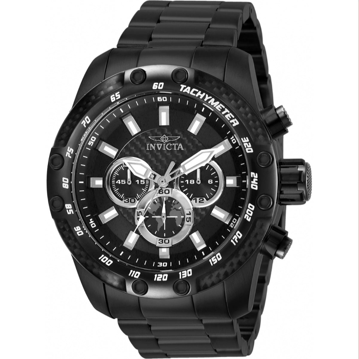 Invicta Men's 28660 Speedway Black Stainless Steel Watch