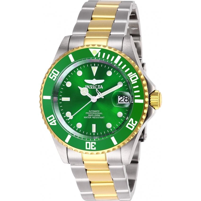 Invicta Men&#39;s 28661 Pro Diver Invicta Connection Automatic Gold-Tone and Silver Stainless Steel Watch