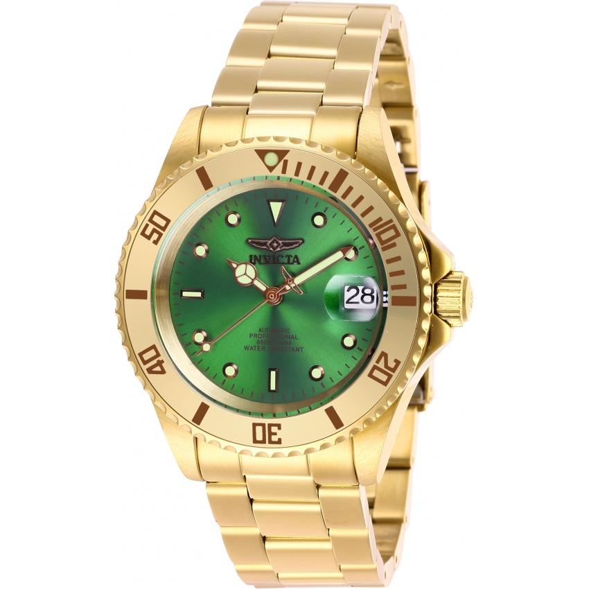 Invicta Men&#39;s 28665 Pro Diver Invicta Connection Automatic Gold-Tone Stainless Steel Watch