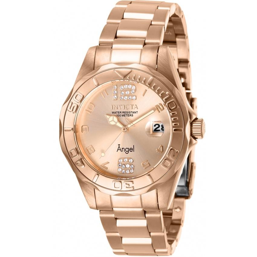 Invicta Women's 28681 Angel Invicta Connection Rose-Tone Stainless Steel Watch
