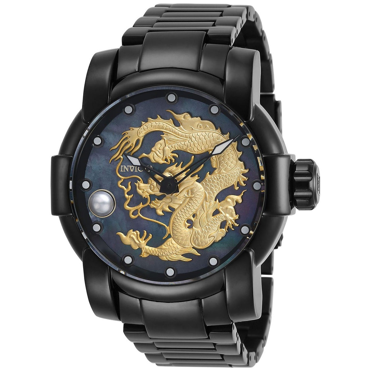 Invicta Men's 28707 Speedway Automatic Black Stainless Steel Watch
