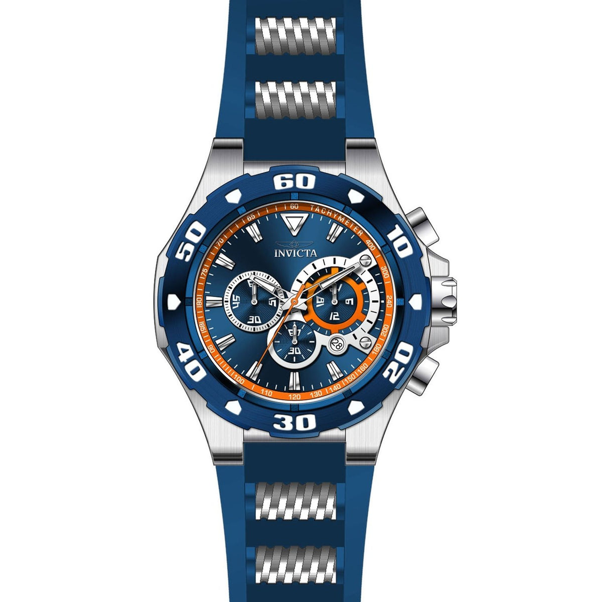 Invicta Men's 28717 Blue Polyurethane and Stainless Steel Watch