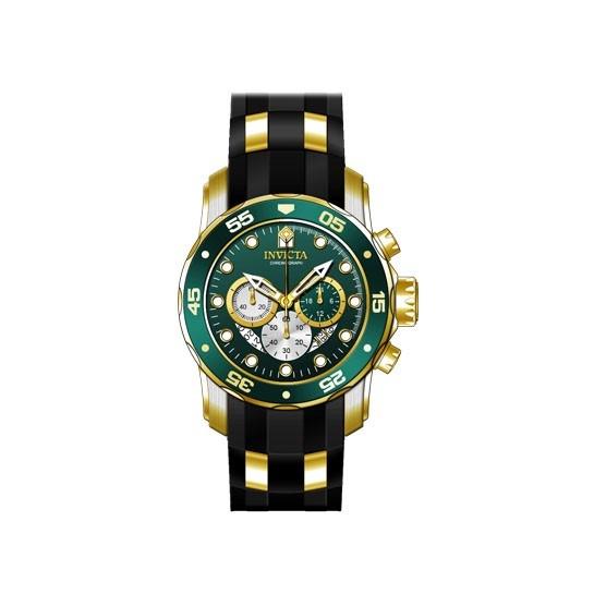 Invicta Men's 28724 Pro Diver Scuba Black and Gold-Tone Stainless Steel Watch