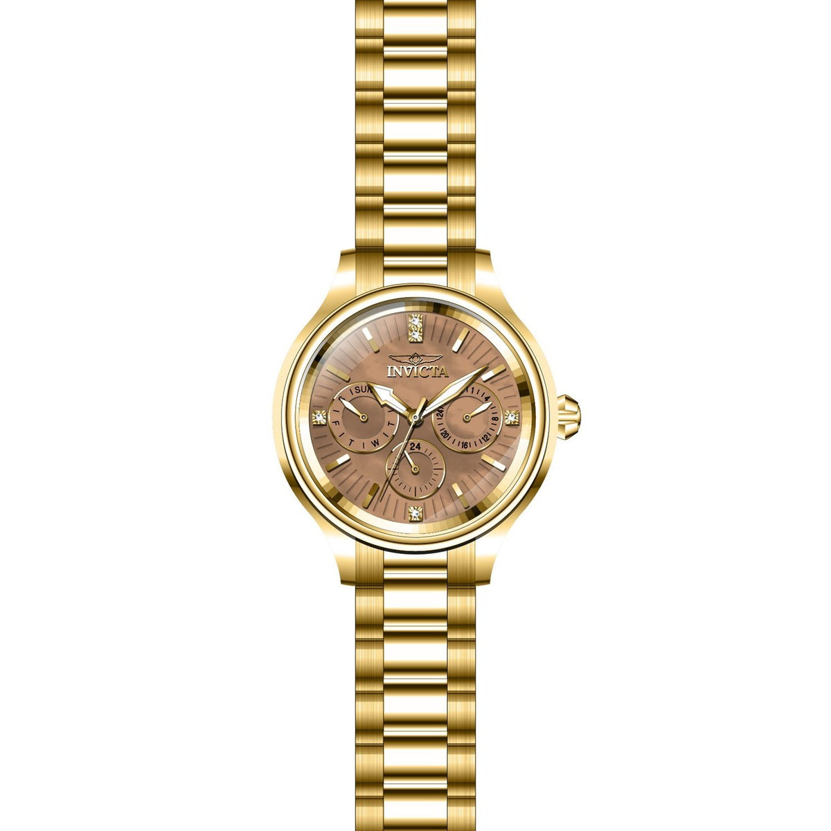 Invicta Women&#39;s 28736 Angel Gold-Tone Stainless Steel Watch