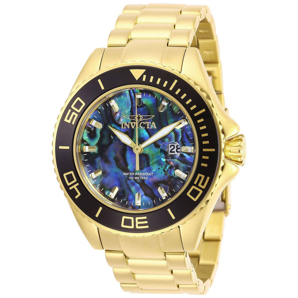 Invicta Men&#39;s 28751 Pro Diver Gold-Tone Stainless Steel Watch