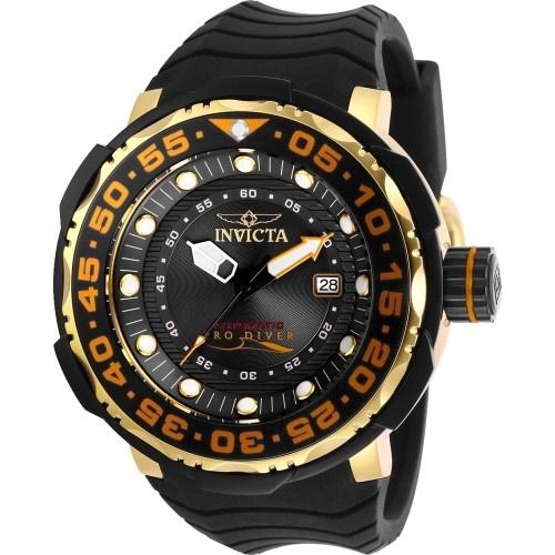 Invicta Men&#39;s 28785 Pro Diver Automatic Black Silicone Watch