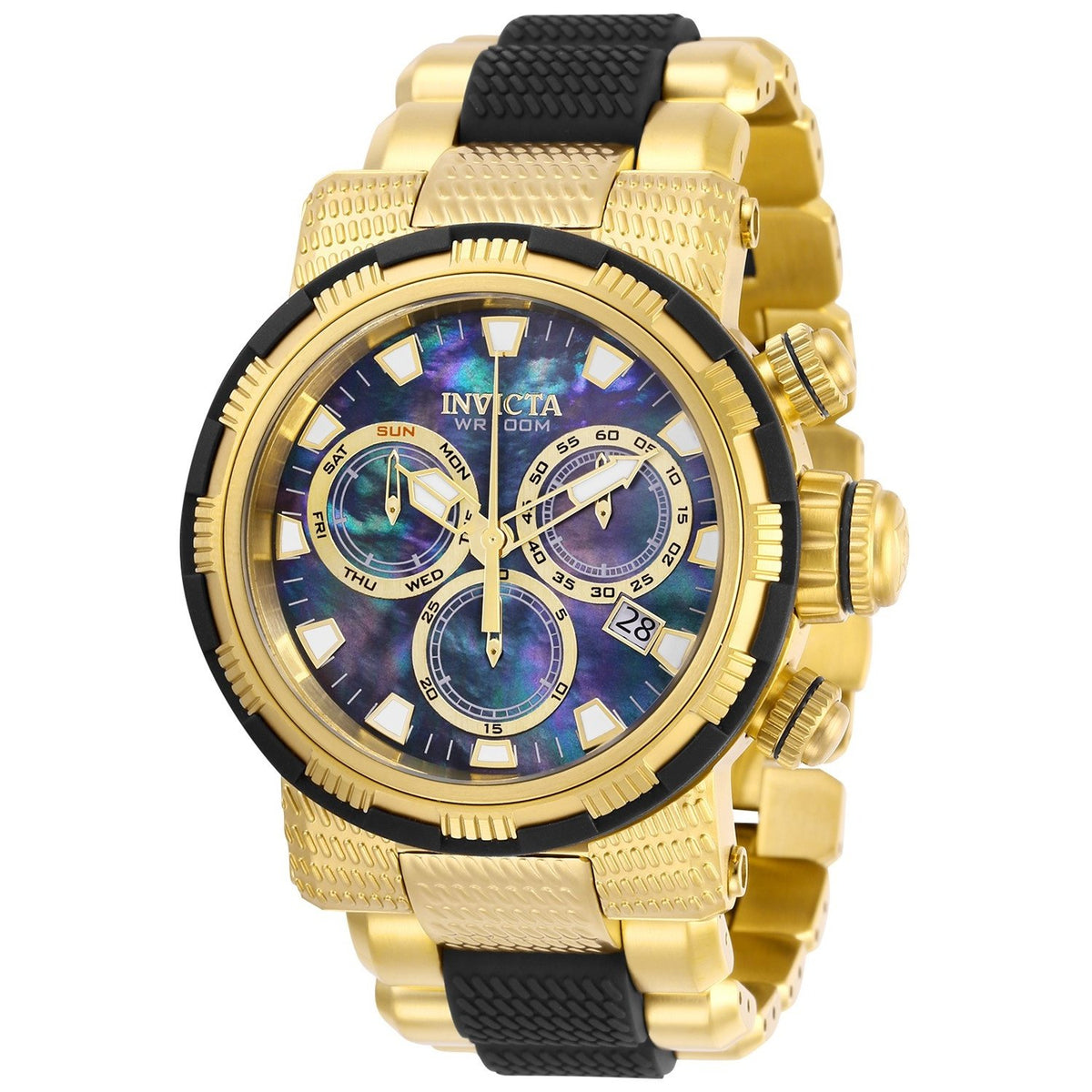 Invicta Men&#39;s 28799 Specialty Gold-Tone and Black Inserts Stainless Steel Watch