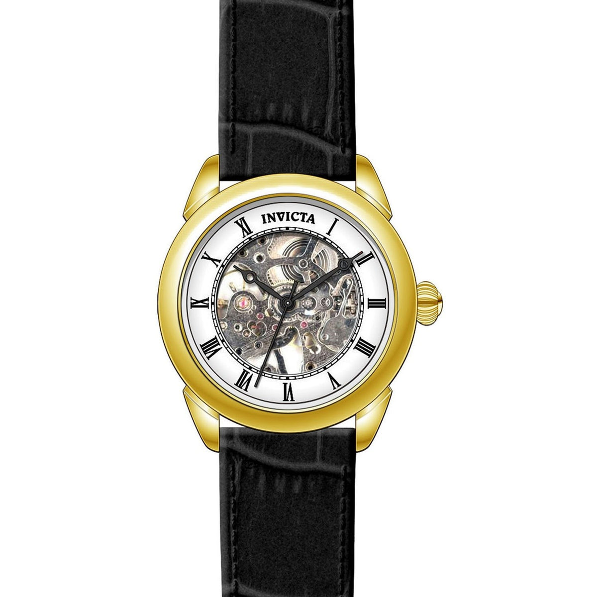 Invicta Men's 28812 Specialty Mechanical Black Leather Watch