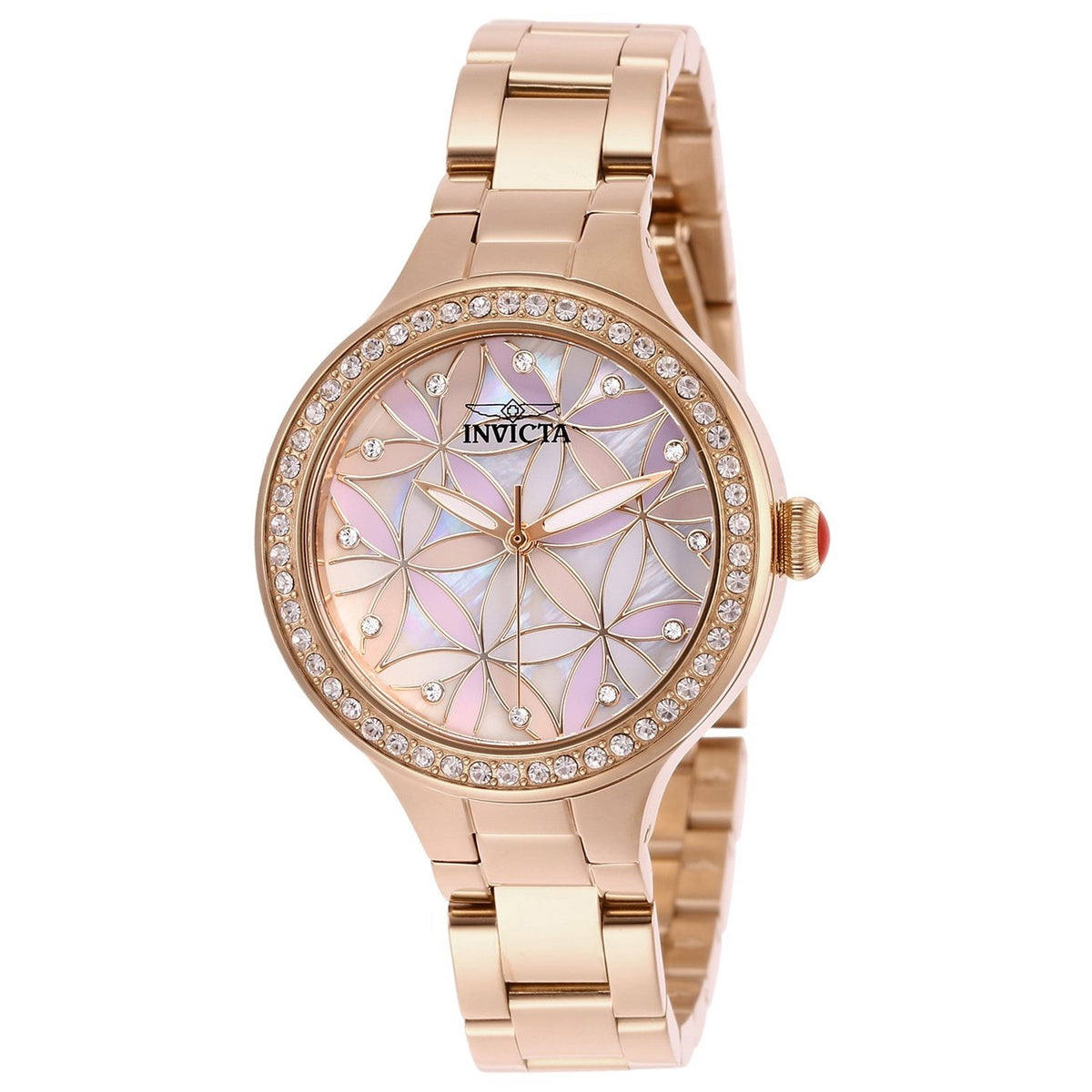 Invicta Women&#39;s 28824 Rose-Tone Stainless Steel Watch