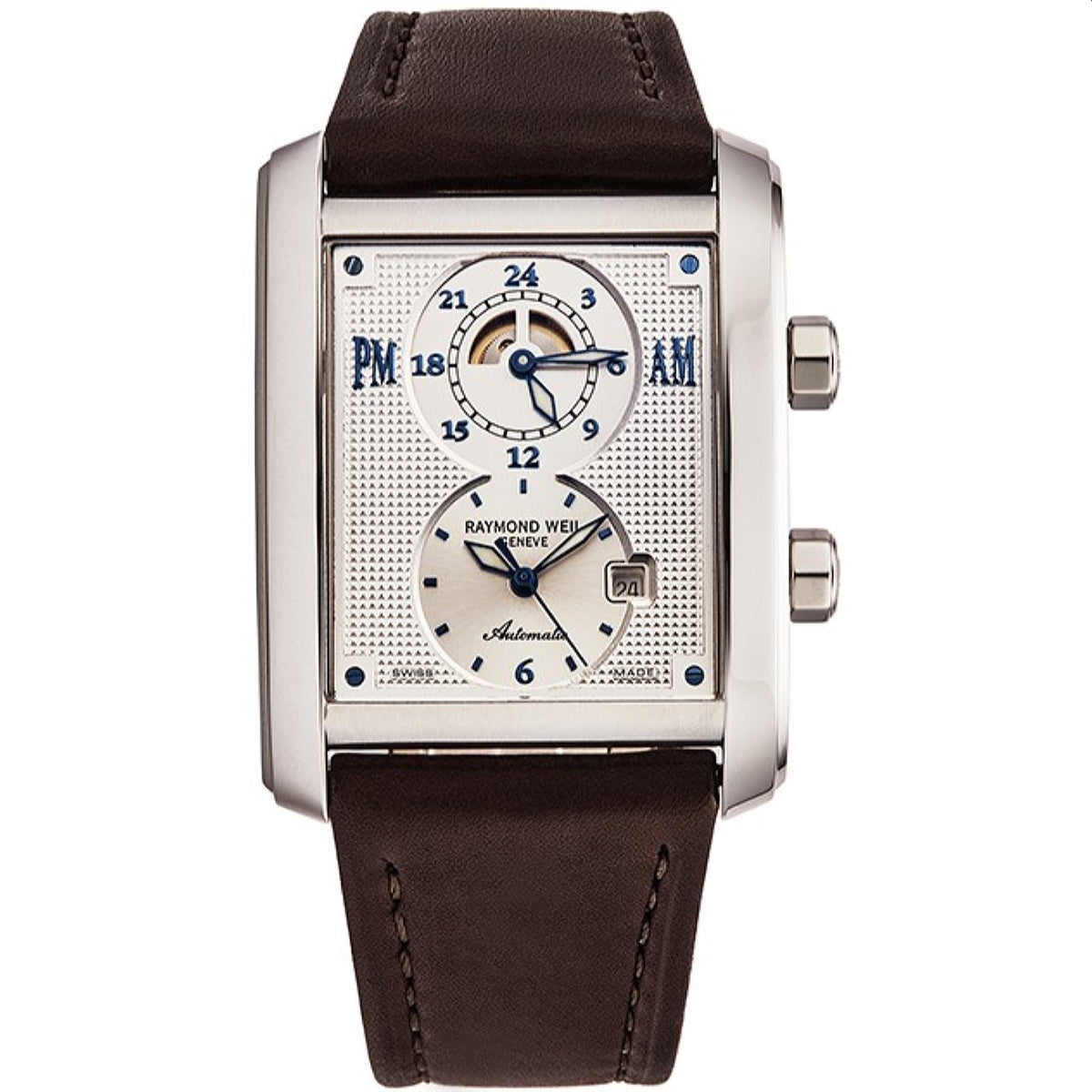 Raymond Weil Men&#39;s 2888-ST-65001 Don Giovanni Brown Leather Watch