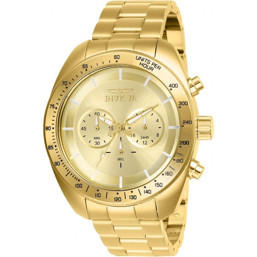 Invicta Men&#39;s 28905 Speedway Gold-Tone Stainless Steel Watch