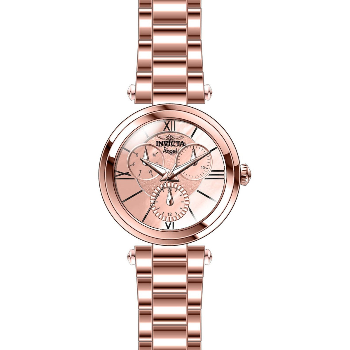 Invicta Women's 28928 Angel Rose-Tone Stainless Steel Watch