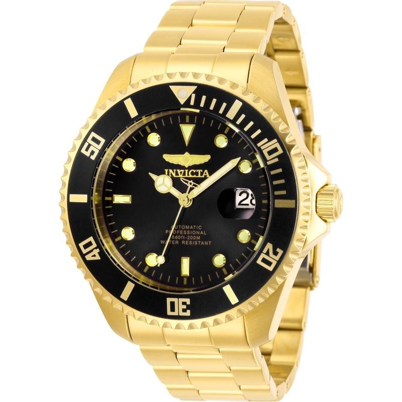 Invicta Men&#39;s 28948 Pro Diver Automatic Gold-Tone Stainless Steel Watch