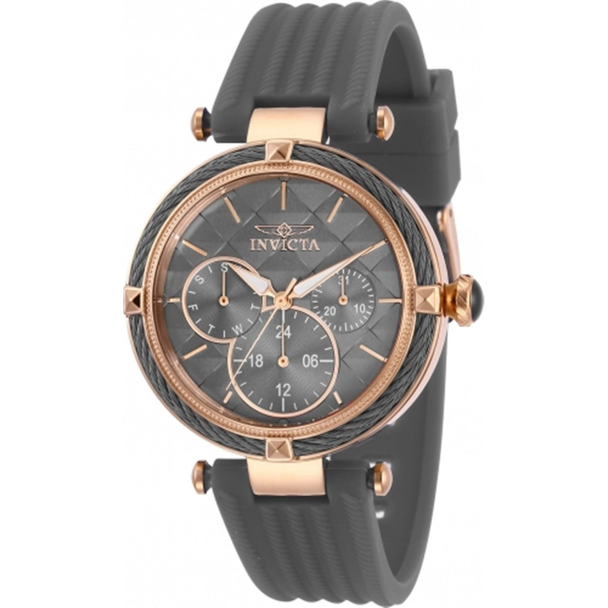 Invicta Women's 28970 Bolt Gunmetal Polyurethane Watch