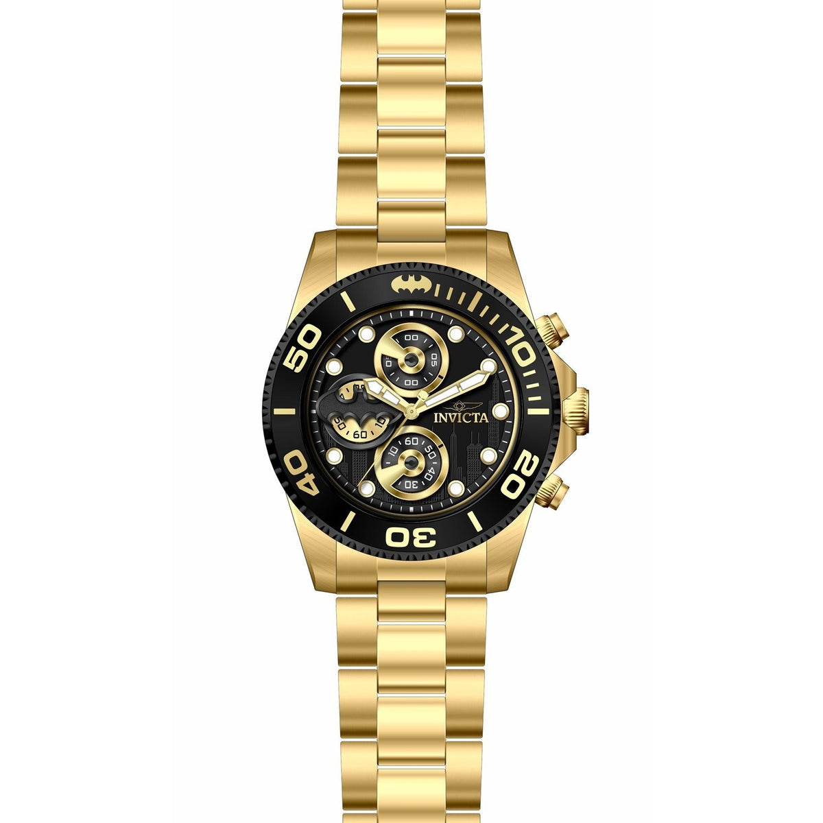 Invicta Men's 29060 DC Comics Batman Gold-Tone Stainless Steel Watch