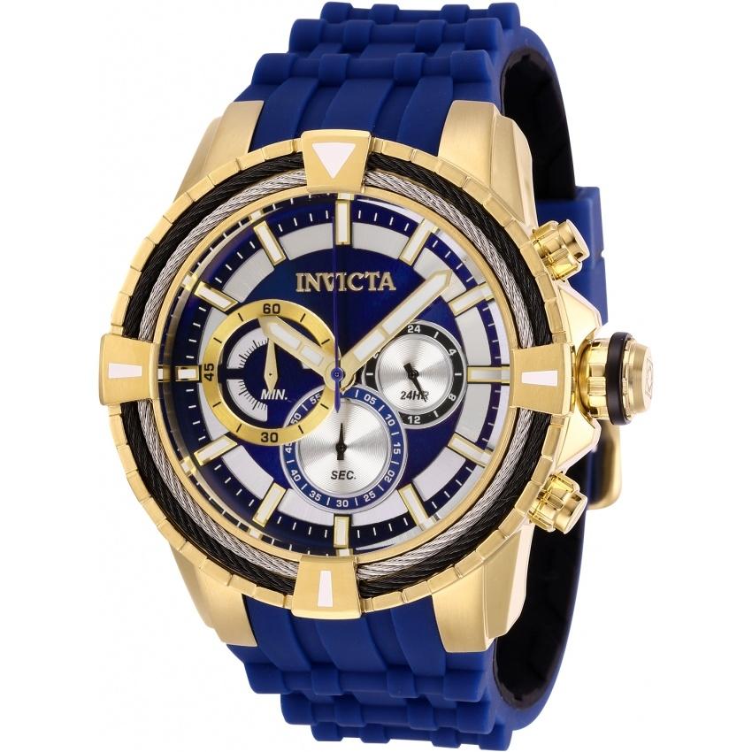 Invicta Men&#39;s 29078 Bolt Chronograph Blue Silicone Watch