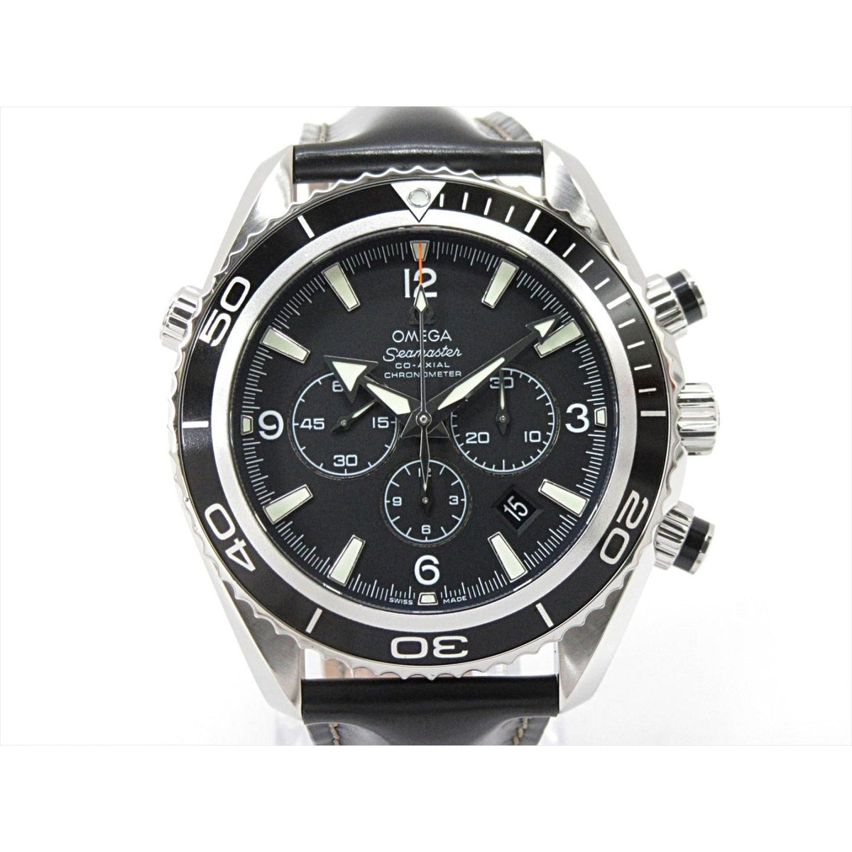 Omega Men's 2910.50.81 Seamaster Planet Ocean 600M Chronograph Black Rubber Watch
