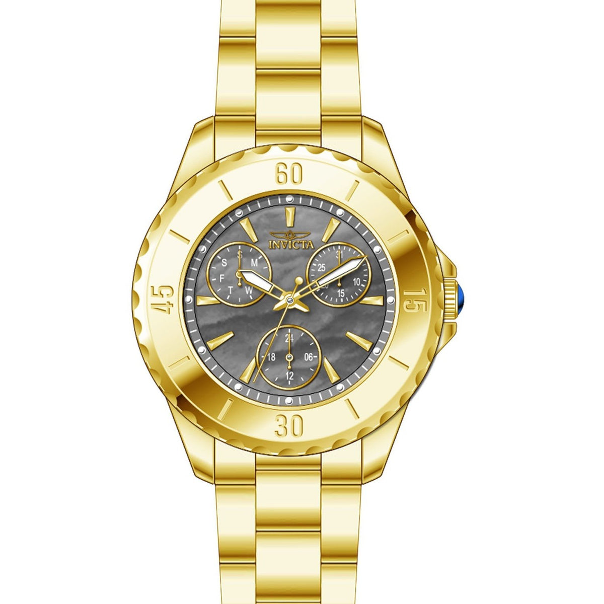 Invicta Women&#39;s 29109 Angel Gold-Tone Stainless Steel Watch