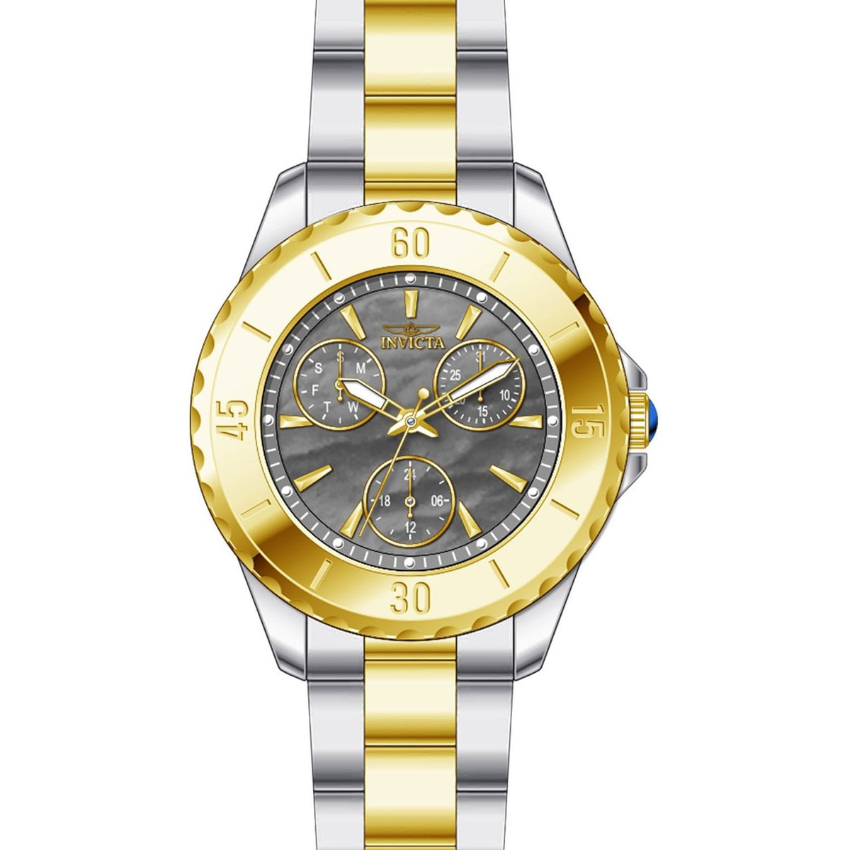 Invicta Women&#39;s 29112 Angel Gold-Tone and Silver Stainless Steel Watch