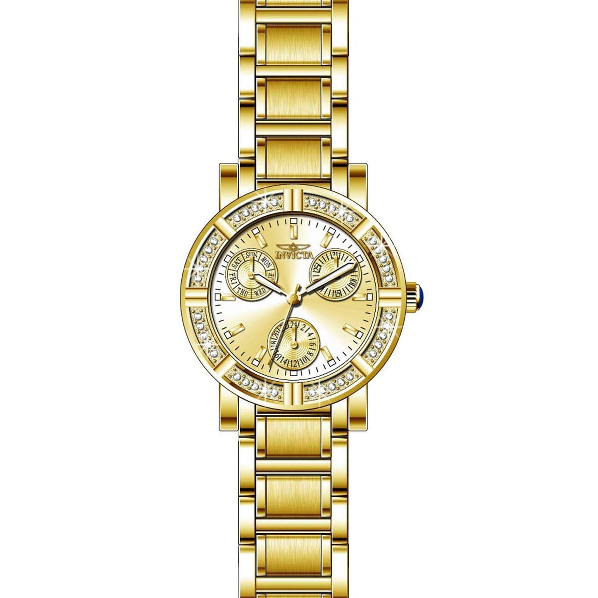 Invicta Women&#39;s 29115 Angel Gold-Tone Stainless Steel Watch