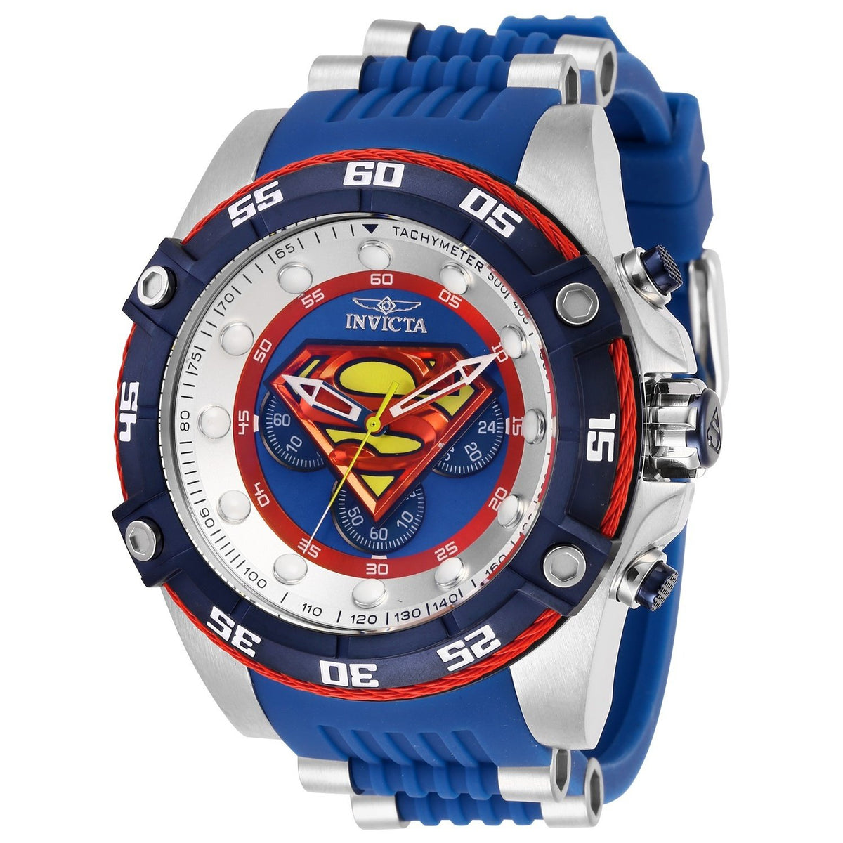Invicta Men's 29121 DC Comics Superman Blue Silicone Watch