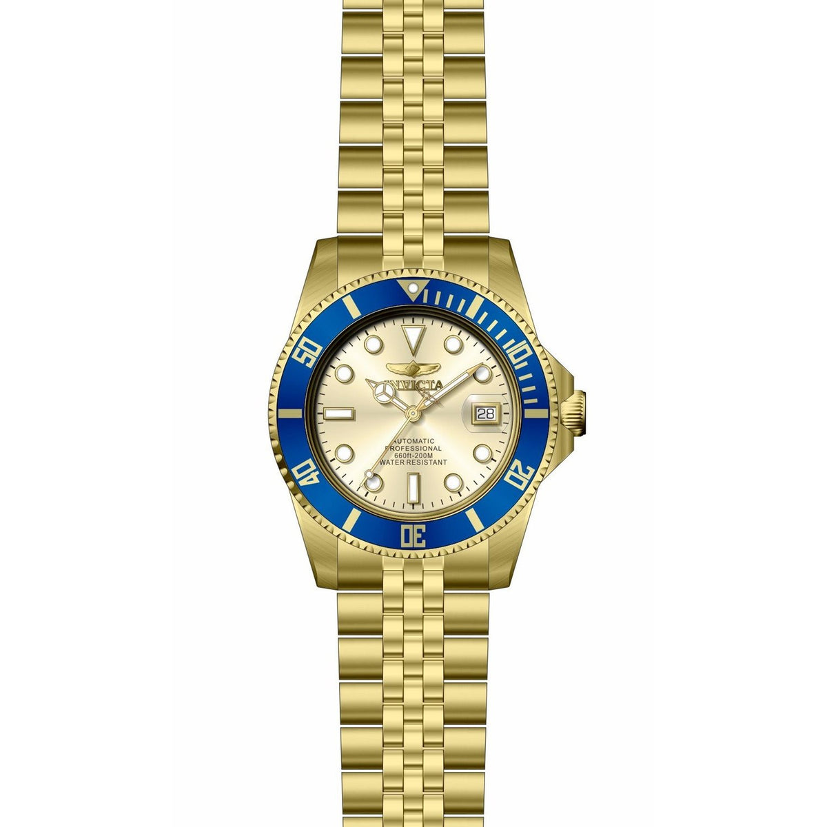 Invicta Men&#39;s 29185 Pro Diver Gold-Tone Stainless Steel Watch