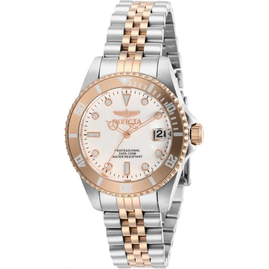 Invicta Women's 29193 Pro Diver Rose-Tone and Silver Stainless Steel Watch