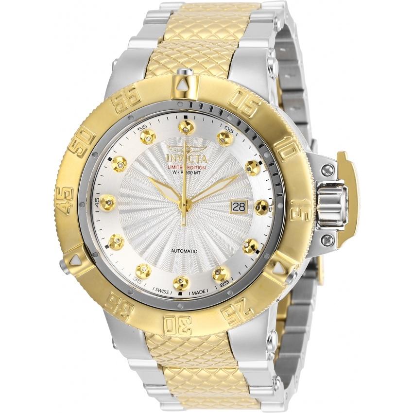 Invicta Men&#39;s 29211 Subaqua Noma III Automatic Gold-Tone and Silver Stainless Steel Watch