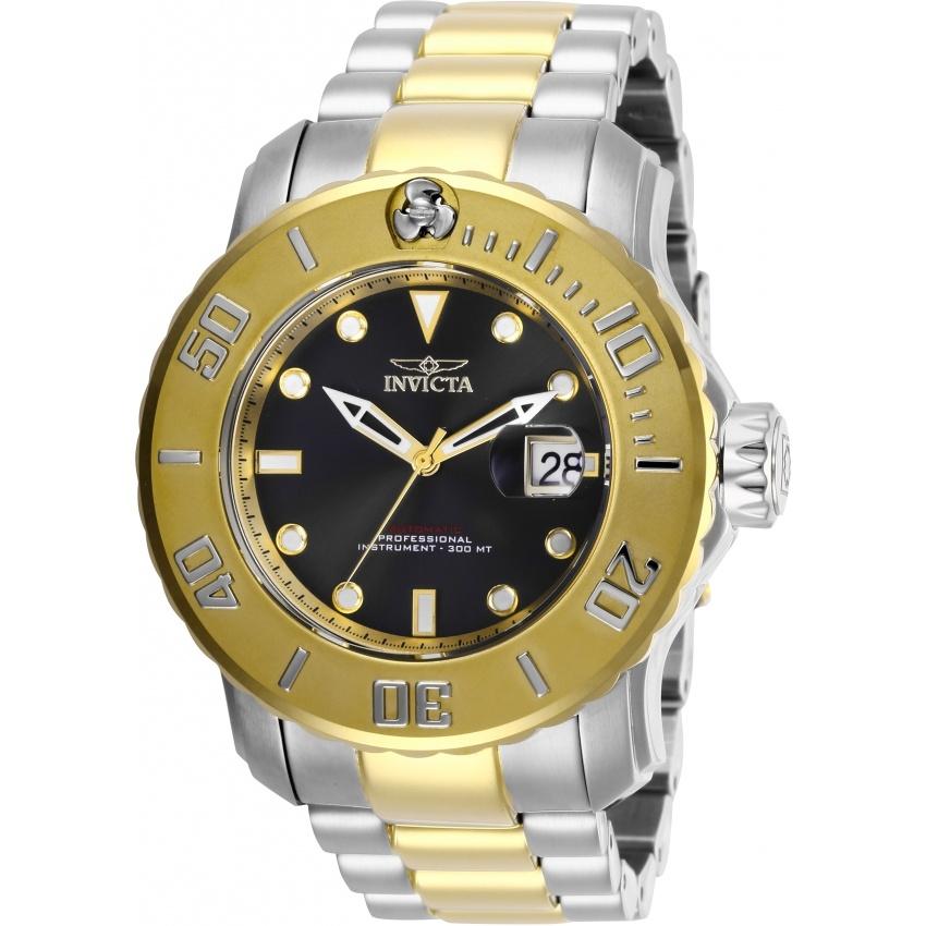 Invicta Men&#39;s 29356 Pro Diver Propeller Automatic Gold-Tone and Silver Stainless Steel Watch