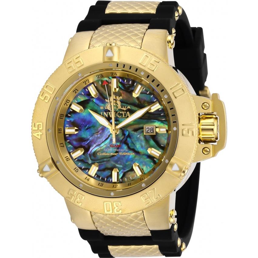 Invicta Men's 29615 Subaqua Noma III Blue and Gold-tone Inserts Silicone Watch