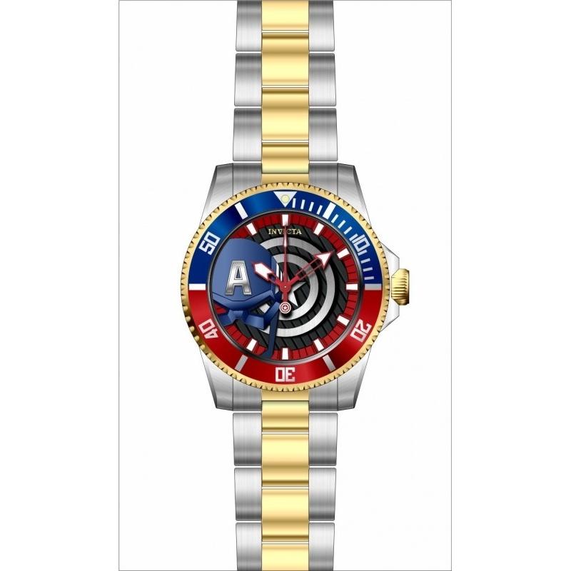 Invicta Men's 29682 Marvel Gold-Tone and Silver Stainless Steel Watch