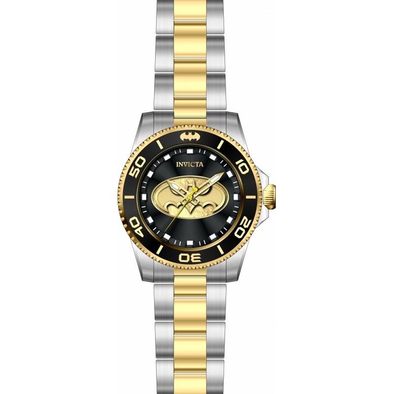 Invicta Men's 29697 DC Comics Batman Gold-Tone and Silver