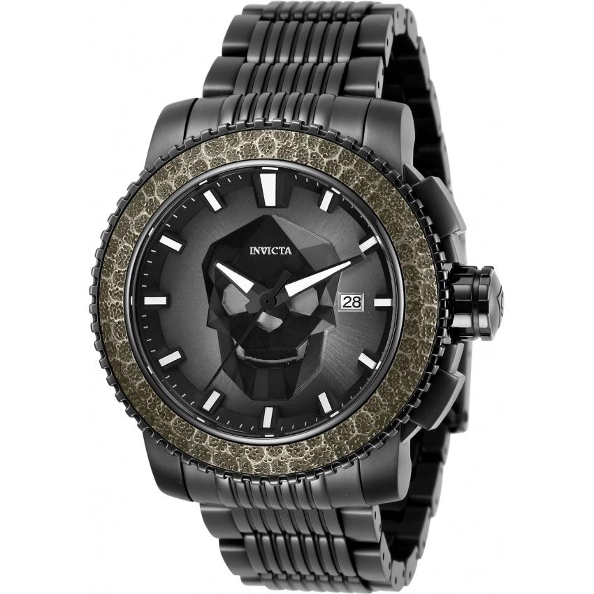 Invicta Men's 29921 Sea Hunter Black Stainless Steel Watch